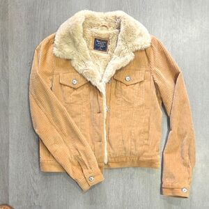 Abercrombie Lined Corduroy Jacket Xs